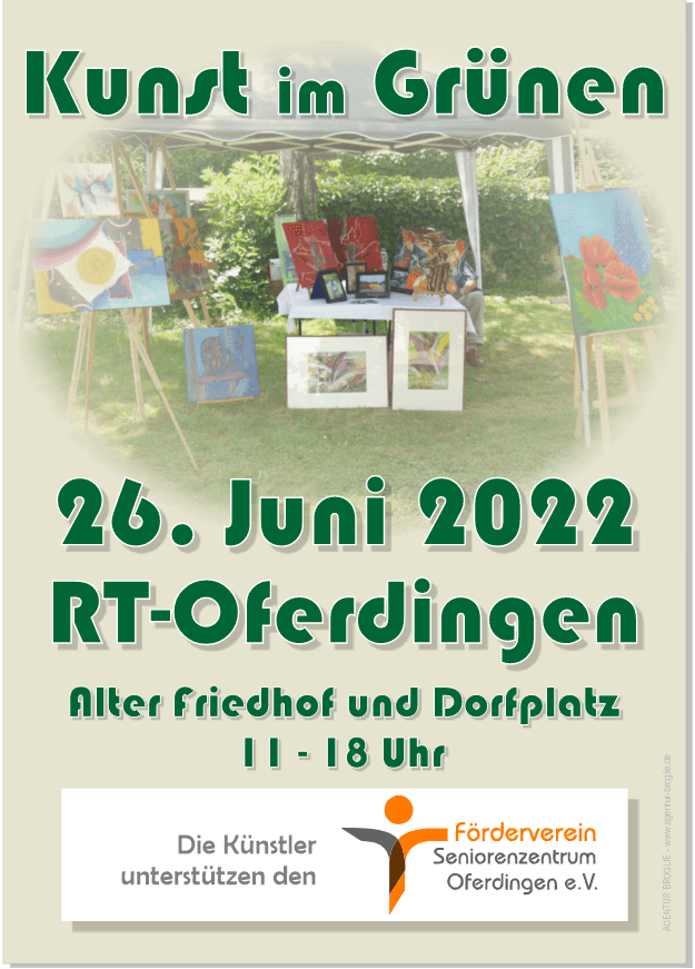 Kunst im Grünen in Oferdingen am 26.06.2022 (Veranstalter: Förderverein Seniorenzentrum Oferdingen e.V.)