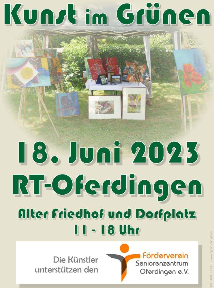 Kunst im Grünen in Oferdingen am 18.06.2023