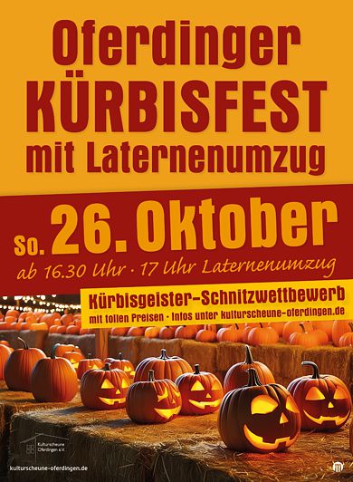 Kürbisfest in Oferdingen am 26.10.2025