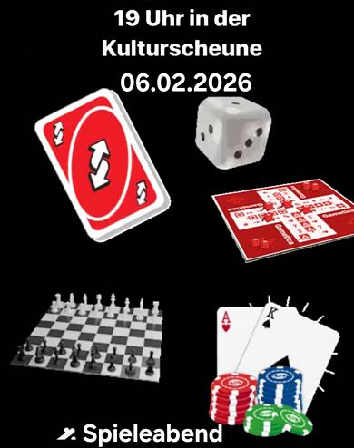 Spieleabend in der Kulturscheune Oferdingen am 06.02.2026