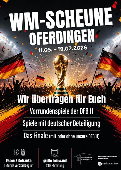 WM-Scheune Oferdingen 11.06.-19.07.2026